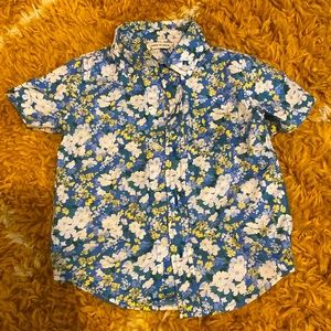 Janie and Jack Button Down Floral shirt